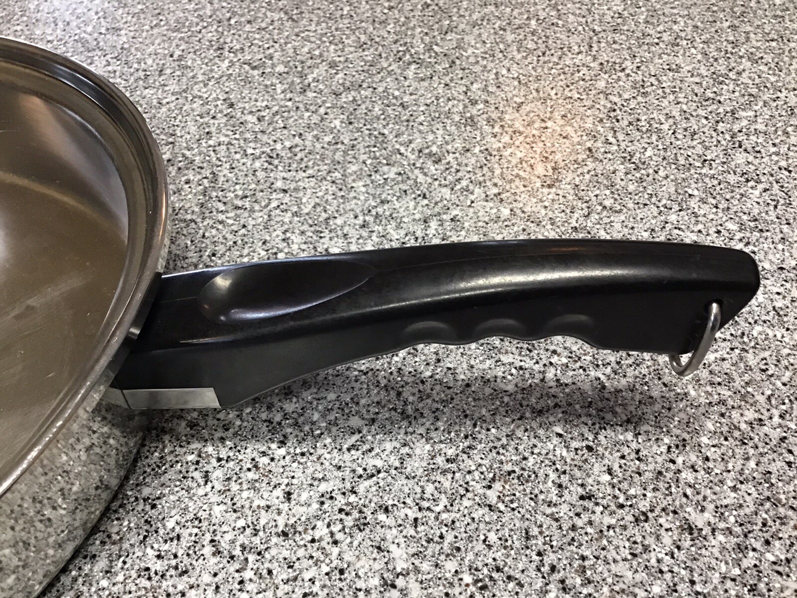Lustre Craft 18-8 3 Ply Stainless Steel 9 1/2″ skillet fry pan No Lid EUC