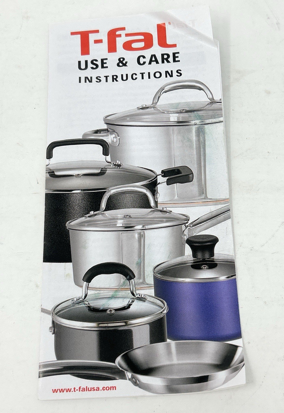 T-Fal Ultimate Stainless Steel Copper Bottom Cookware 12pc Set Induction