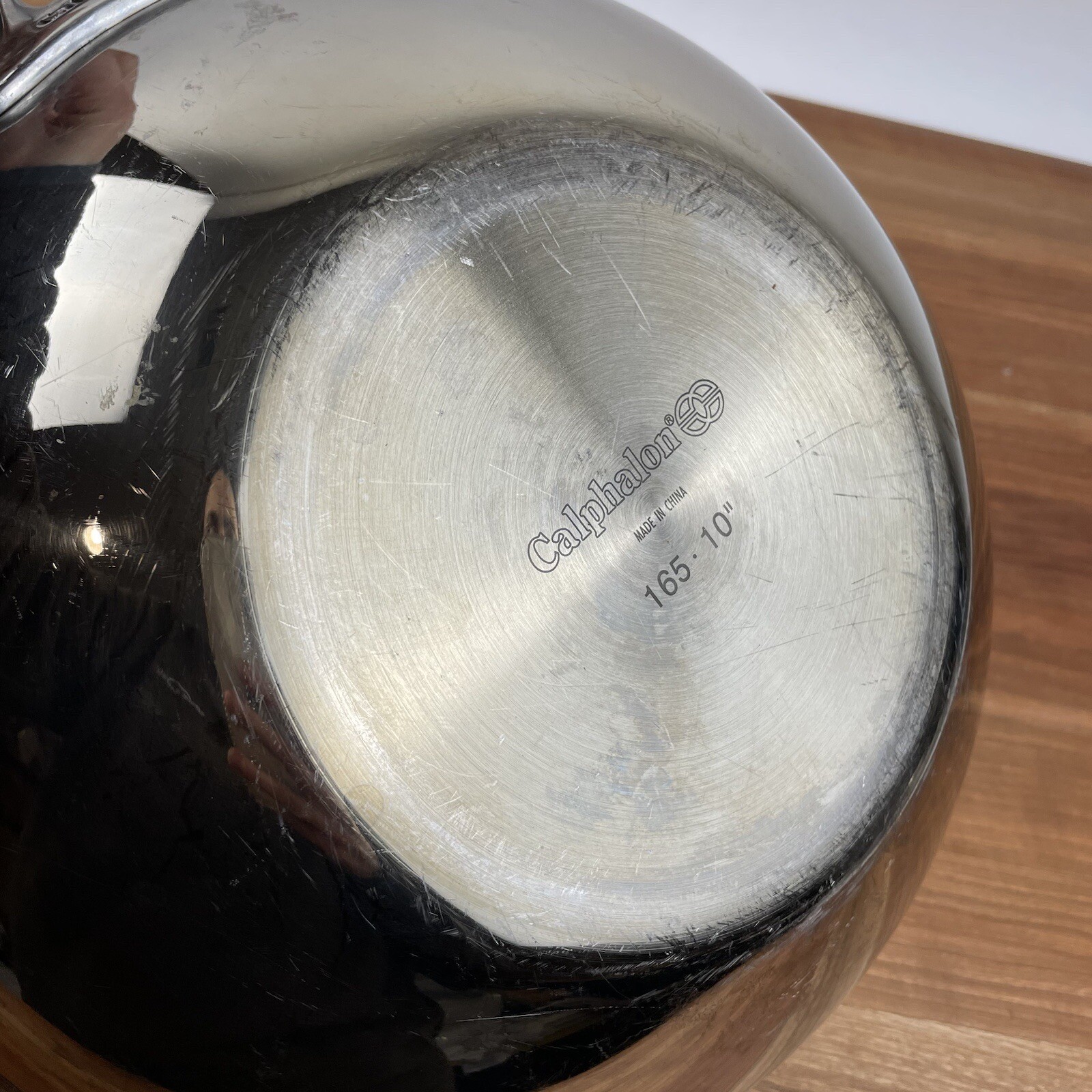 Williams Sonoma Calphalon Stainless 10” Skillet Frying Sauté Pan Scuffed Read