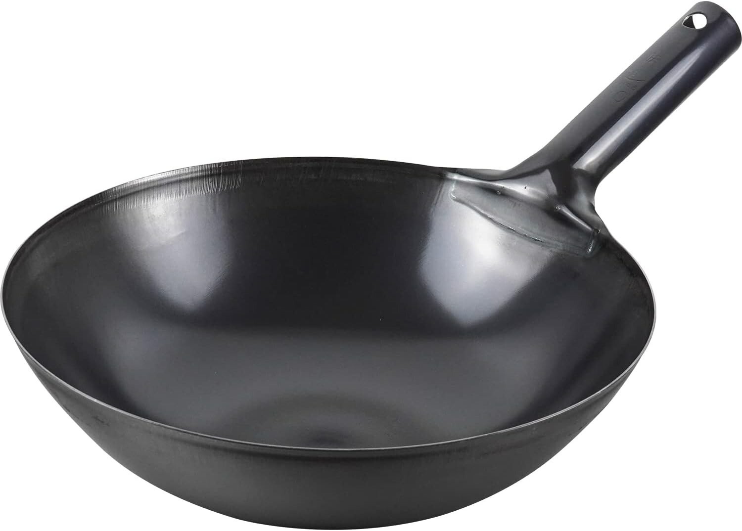 Wahei Freiz Iron Peking Pot 30cm Mido Coating Black Steel AD-657 made in Japan