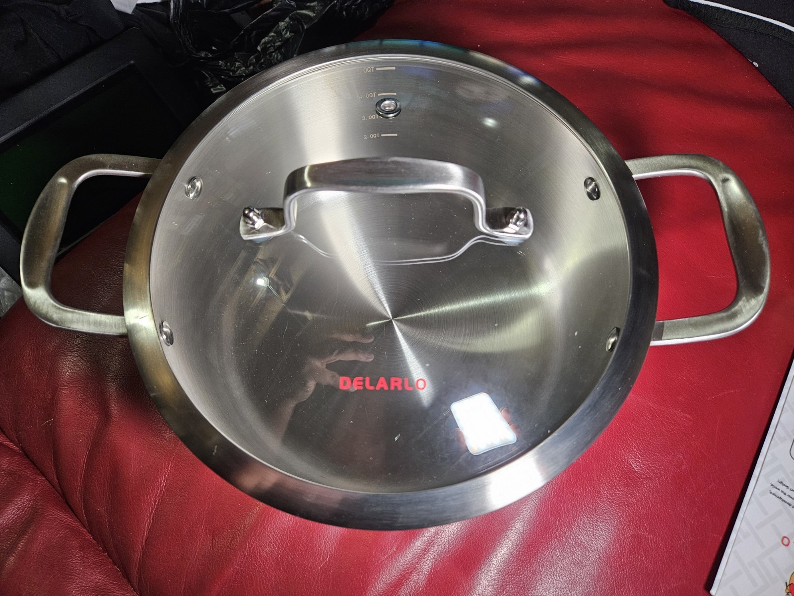 Tri-Ply Stainless Steel Stock Pot, 5QT Non Stick Pots, Induction Ready – Delarlo