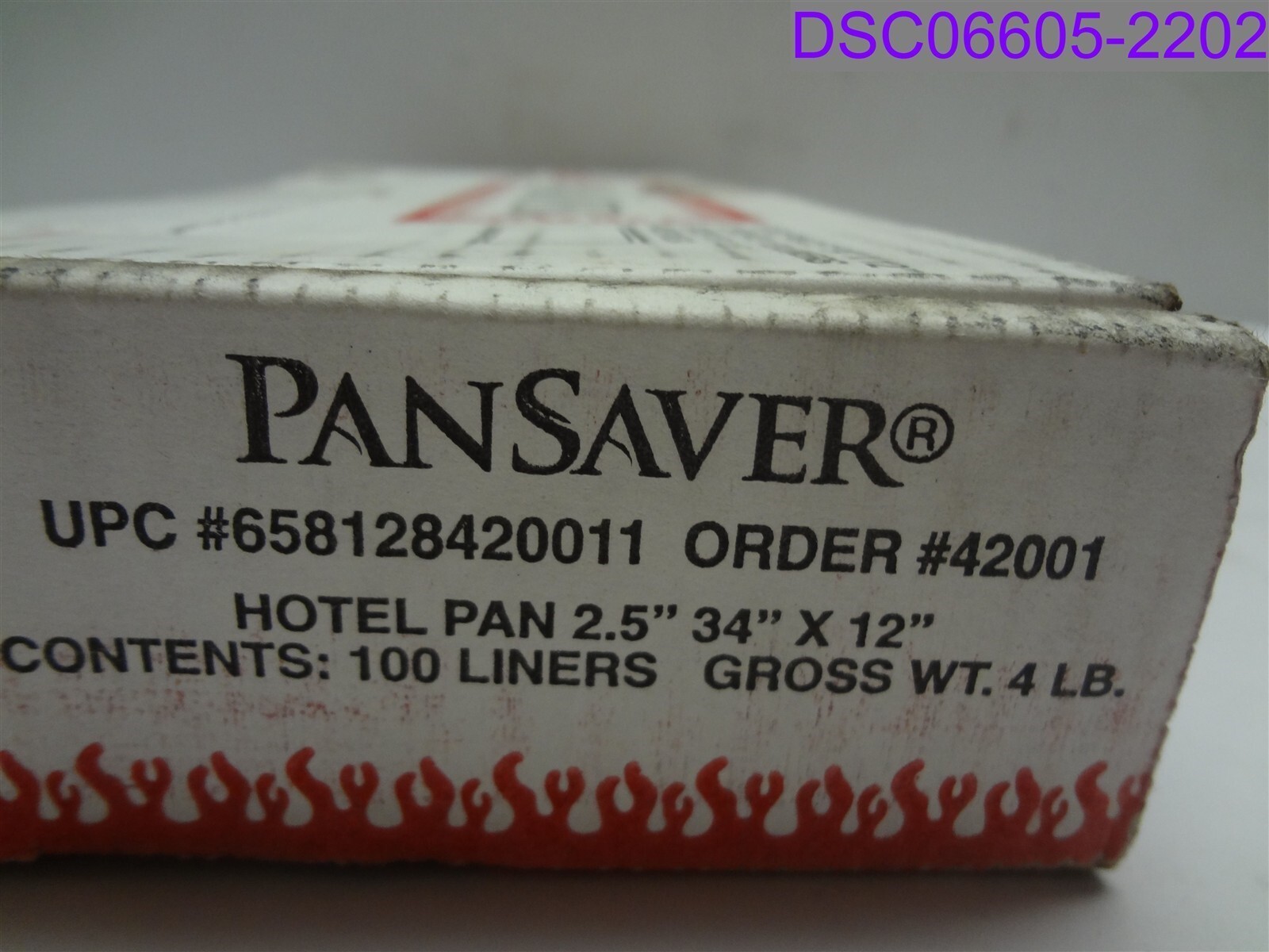 100-pack PanSaver 2.5″ x 34″ x 12″ P/N 658128420011 42001