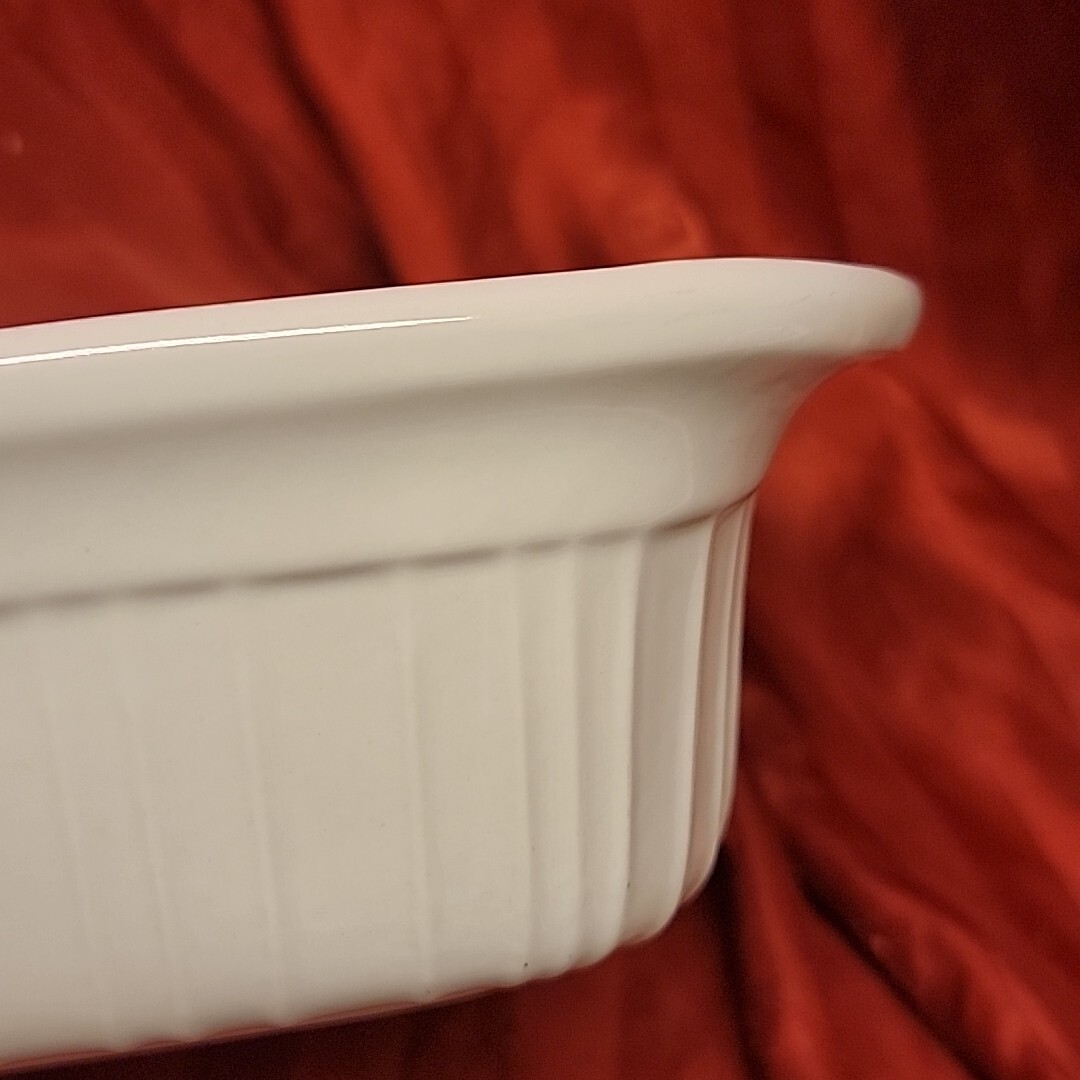 CORNINGWARE ANYWARE French White 9″ X 13″ Dish Lid Insulated Carry Bag RED LOT