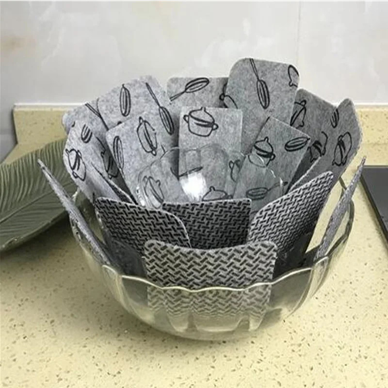 5/1pcs Non-Stick Cookware Protector Pads 38x38cm Scratch Prevention Dividers