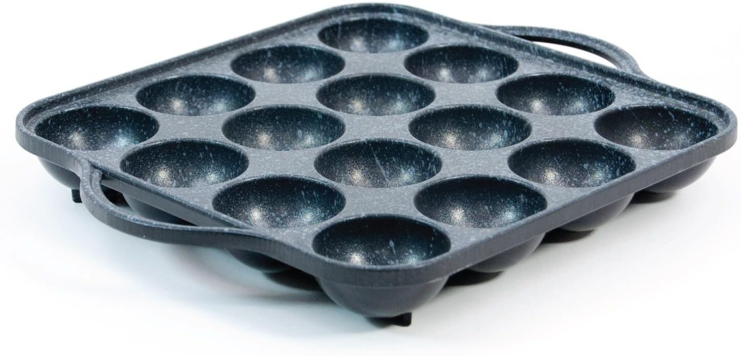 Takoyaki Nonstick Grill Pan Cooking Plate Round Pancake Puffs [Refurbished]
