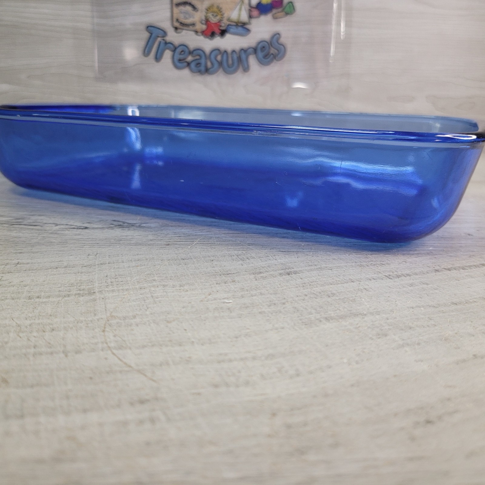 Pyrex 232-R Cobalt Blue Glass Casserole Baking Dish 2.2 Quart 11″ x 7″ x 1.5″