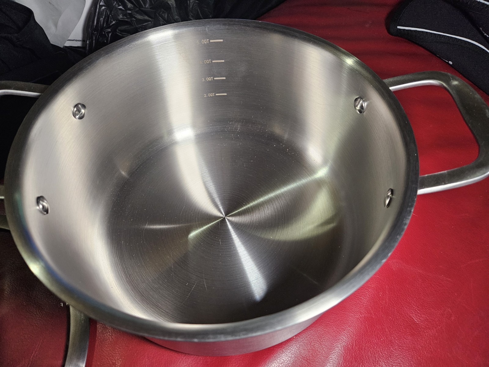 Tri-Ply Stainless Steel Stock Pot, 5QT Non Stick Pots, Induction Ready – Delarlo