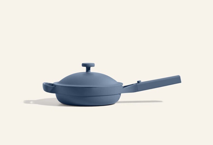 Our Place 8.5″Ceramic Nonstick Mini Always Pan Blue Salt 1.2 QT Read Description