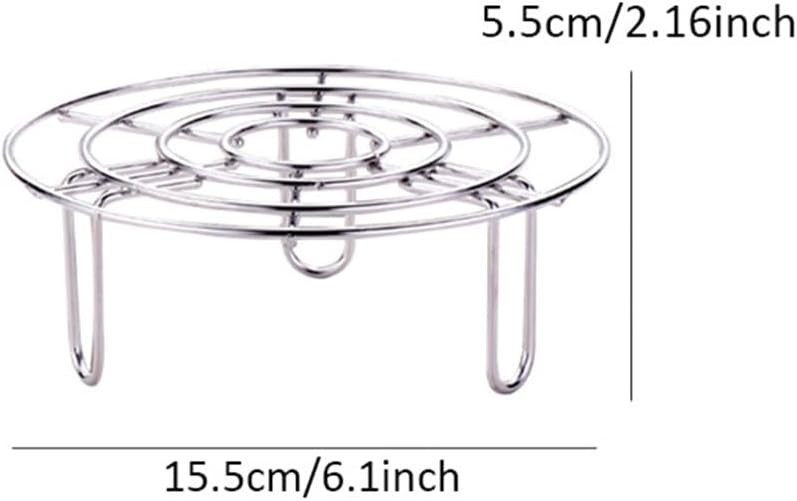 Steam Rack Heavy Duty Steaming Rack Stand Stainless Steel Round Steamer Cooling