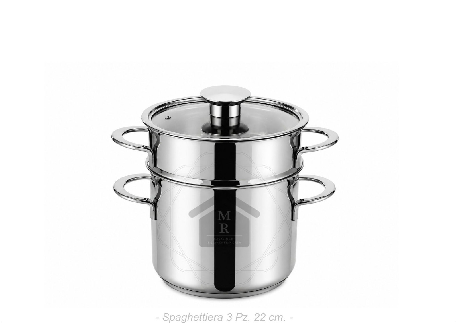 16 Piece 18/10 Stainless Steel Induction Cookware Battery Set