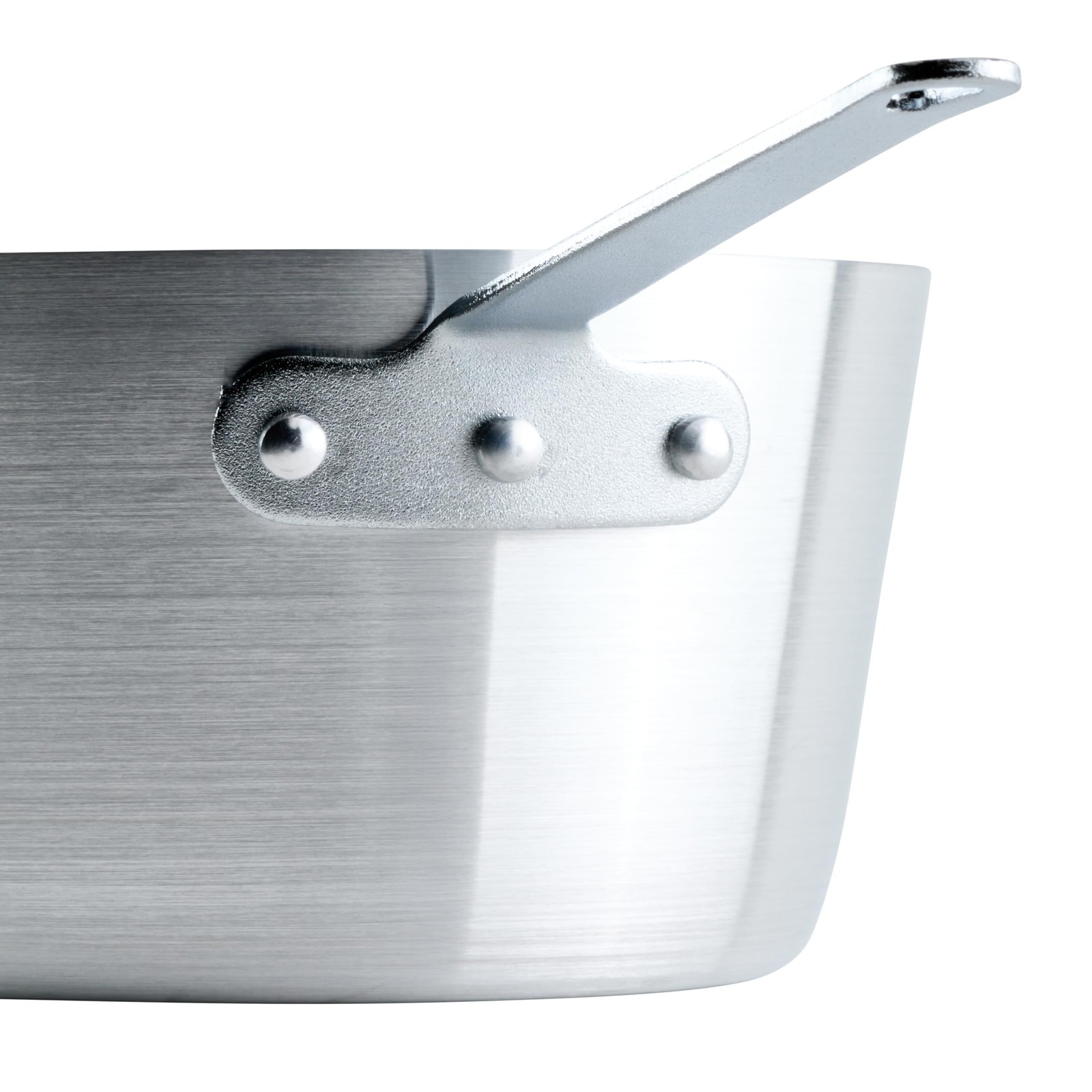 4.25 Quart Heavy Duty Aluminum Tapered Sauce Pan 3mm Cookware Kitchen Skillet