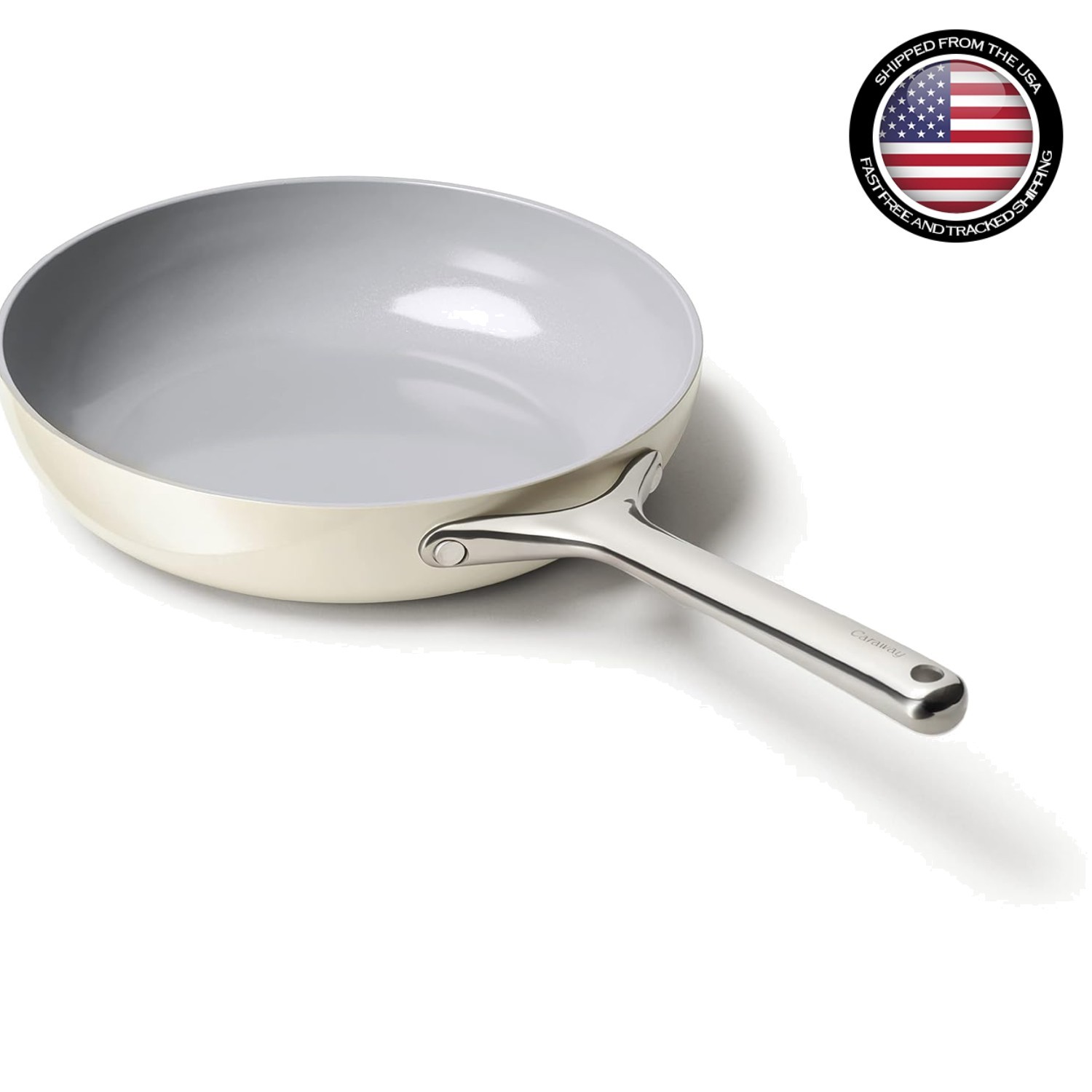 Versatile 10.5″ Non Toxic Ceramic Frying Pan – Lightweight, Oven Safe 2.7qt
