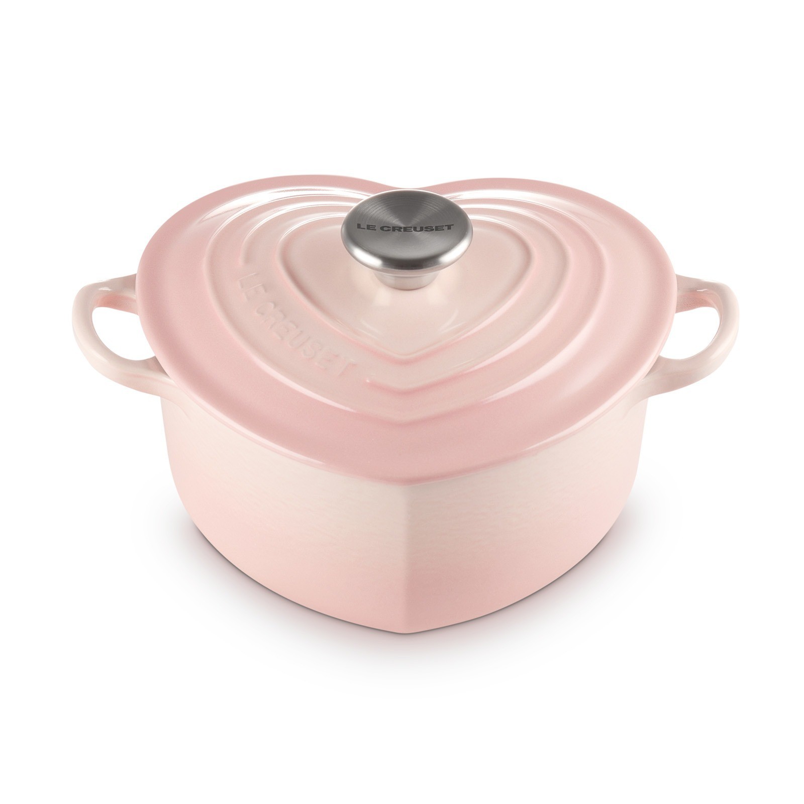 Le Creuset Cocotte d’Amour 20cm 1.9L Shell Pink Cast Iron Enamel Pot Japan New