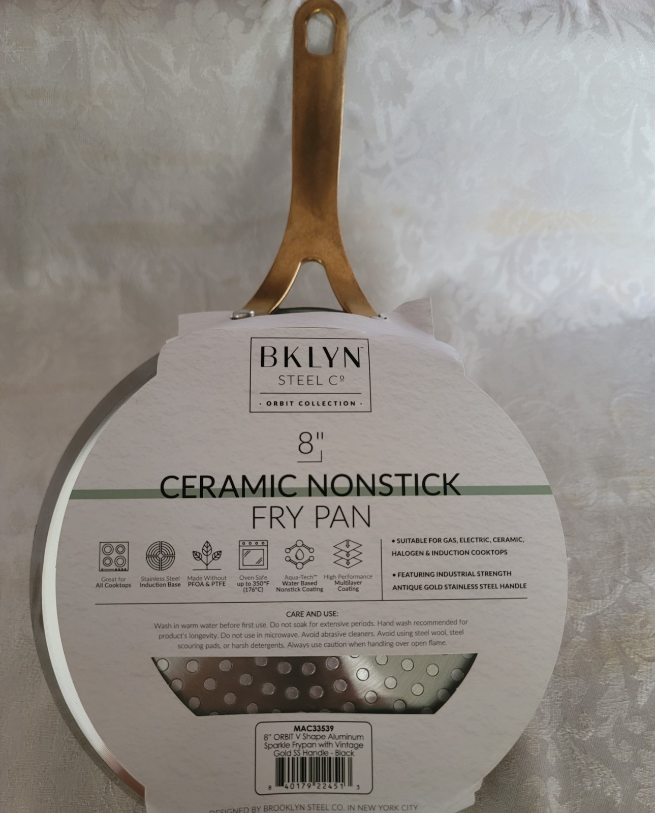 Brooklyn Steel Co. Orbit Collection 8″ & 10″ Fry Pans & Cookware Protectors(1)
