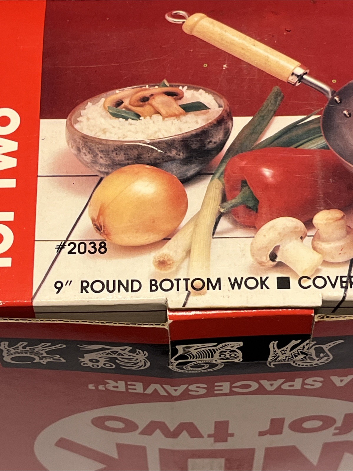 NEW Wok For Two In Box Rowoco Vintage 1986 7 Piece Set