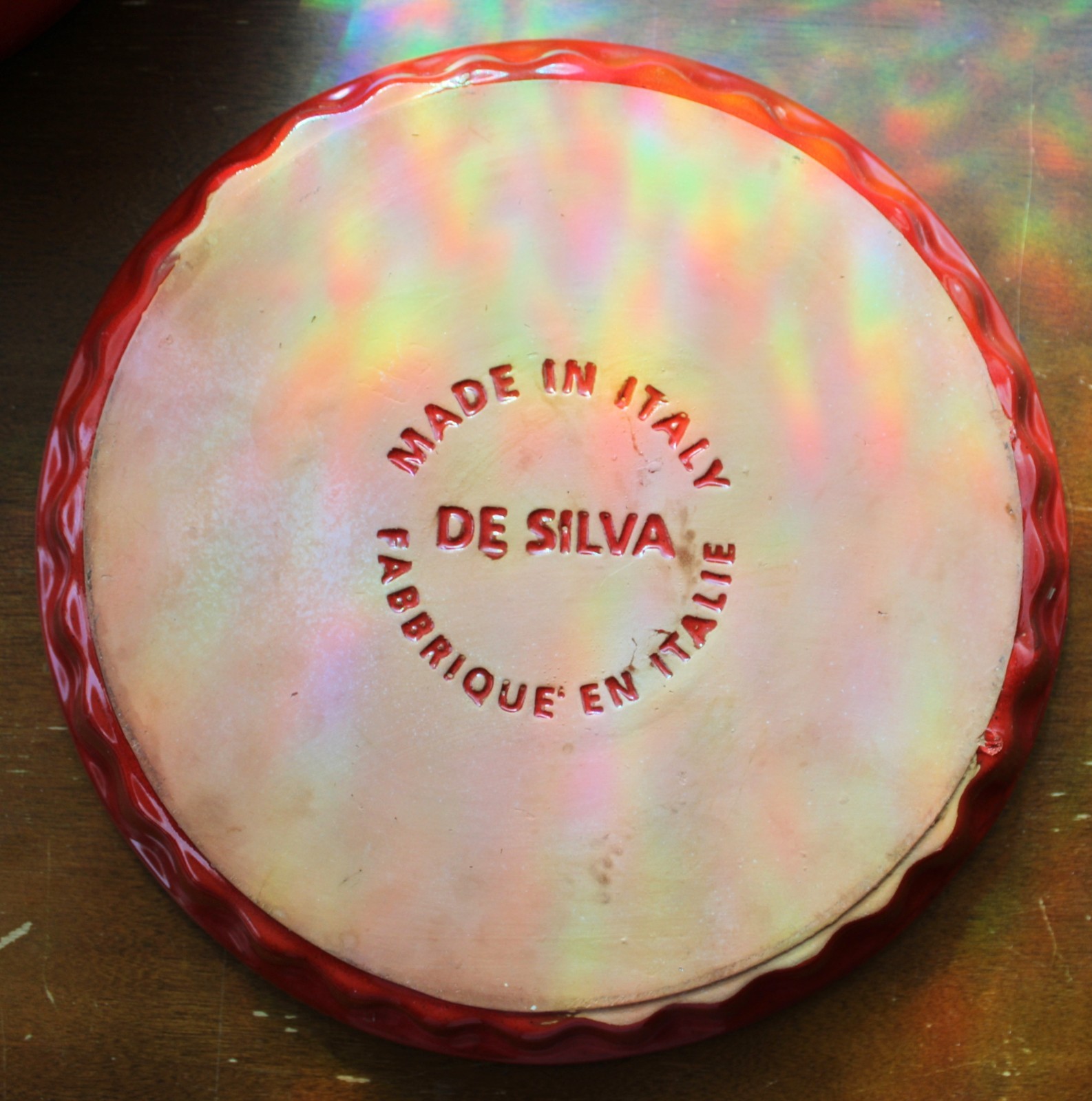 De Silva Italian Terracotta Ovenware Set 5-Piece Red Ceramic Bowls Pots Pan