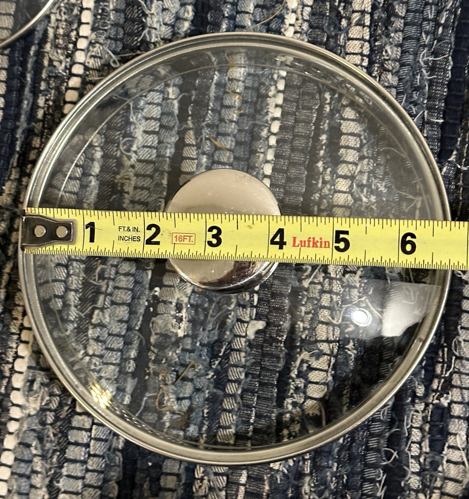 6 3/4″ Strainer Lid for Pot/Pan-Tilt to Drain Design-Preowned SEE PICTURES