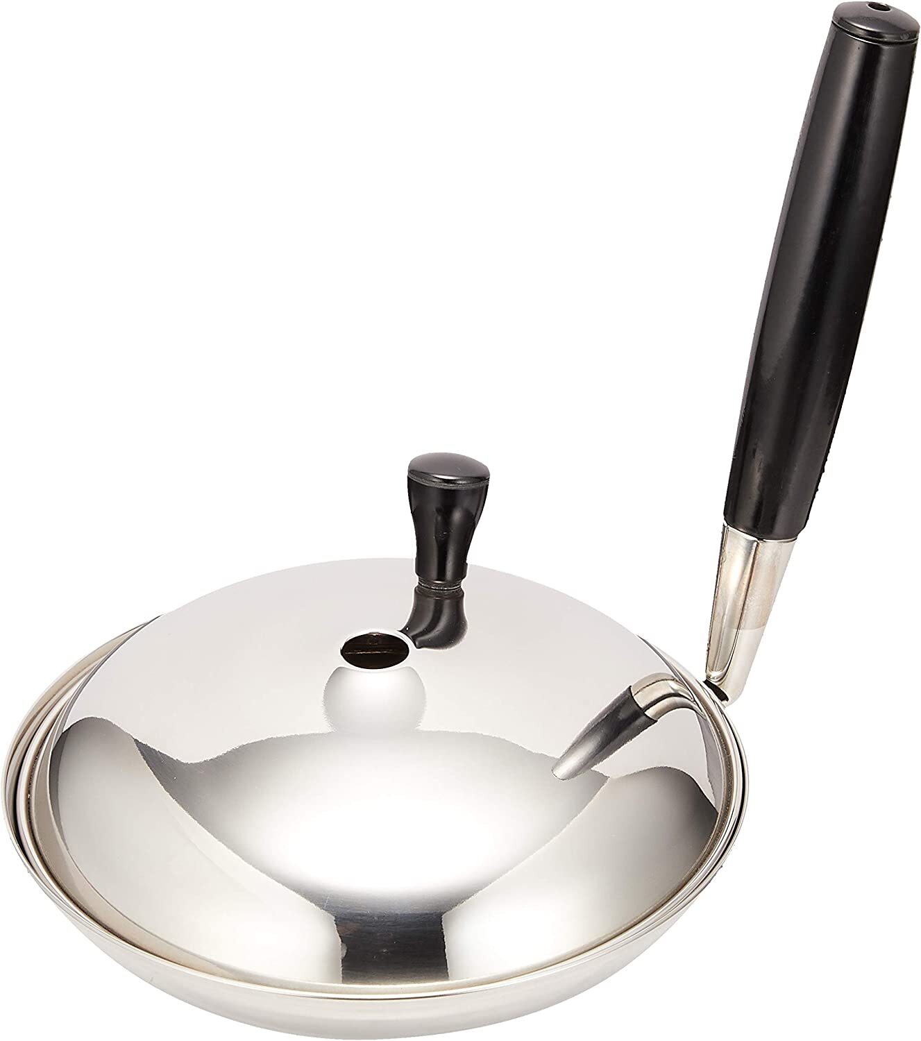 Pearl Metal Artis Stainless Donburi Nabe Pan with Lid 16cm 3 Layer Bottom H-7585