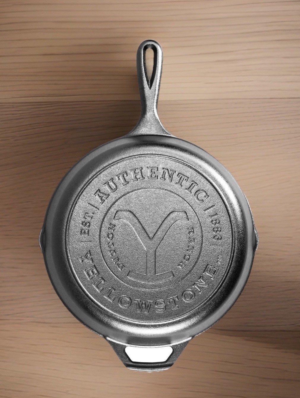 NEW Lodge Yellowstone 10.25in Seasoned Authentic Heavy Cast Iron Skillet