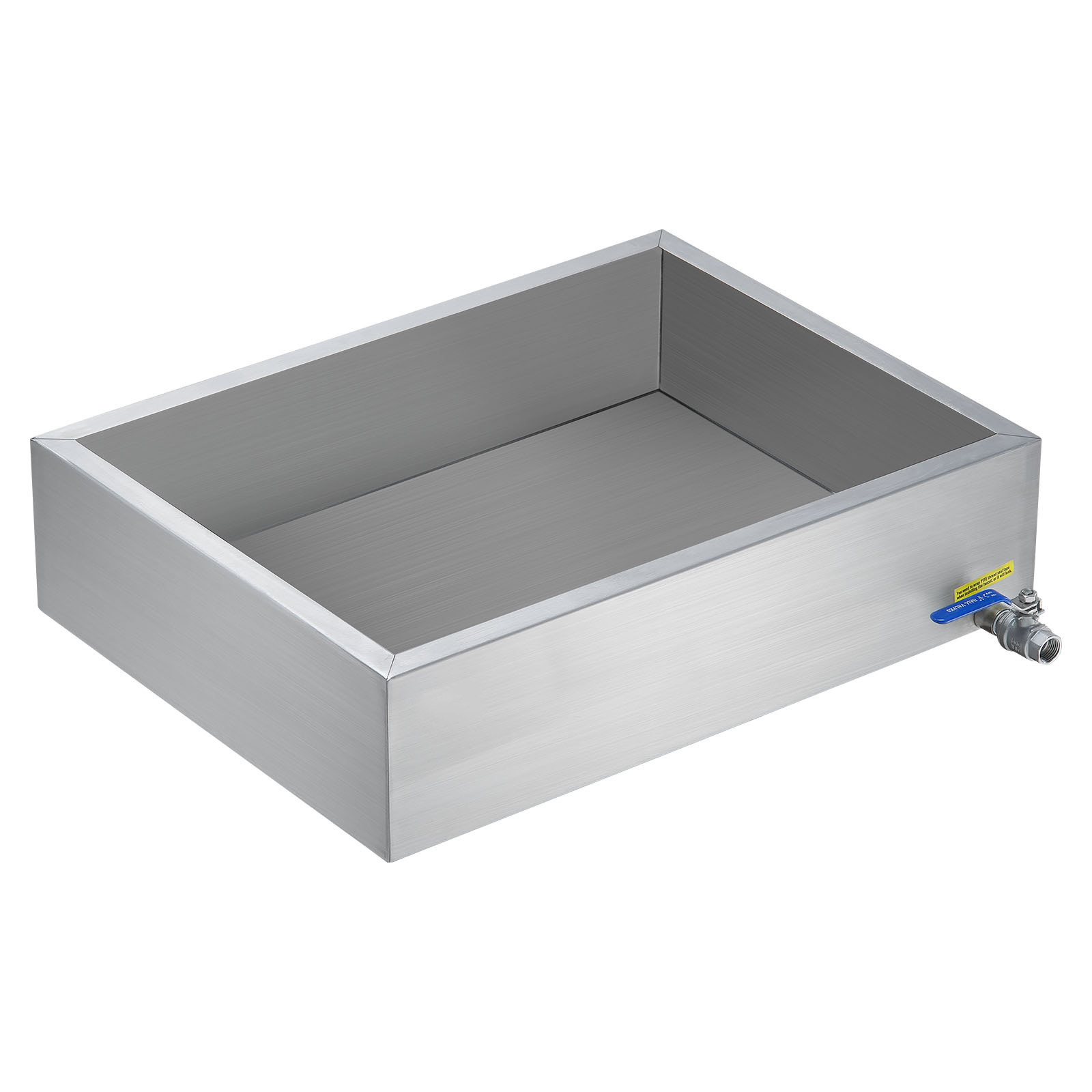 Maple Syrup Evaporator Pan 18X24X6 304 Stainless Steel W/Valve For Home Outdoor
