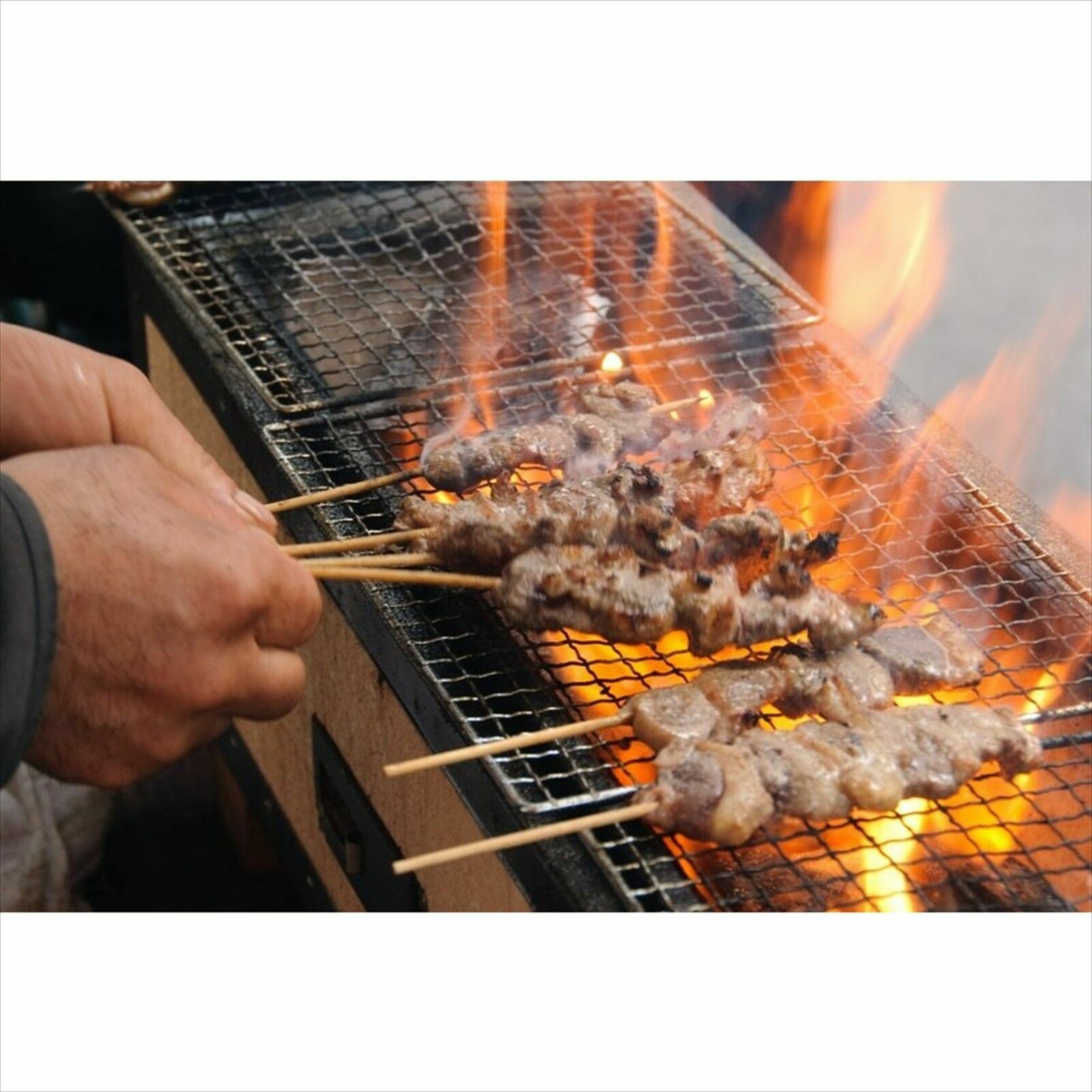 Japanese Yakitori BBQ Diatomite Charcoal Grill 77 x 23cm Barbecue Hibachi Konro