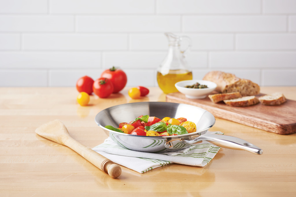 Heritage Steel 8.5” Fry Pan/Skillet 5-Ply 316Ti Stainless Steel Induction Ready