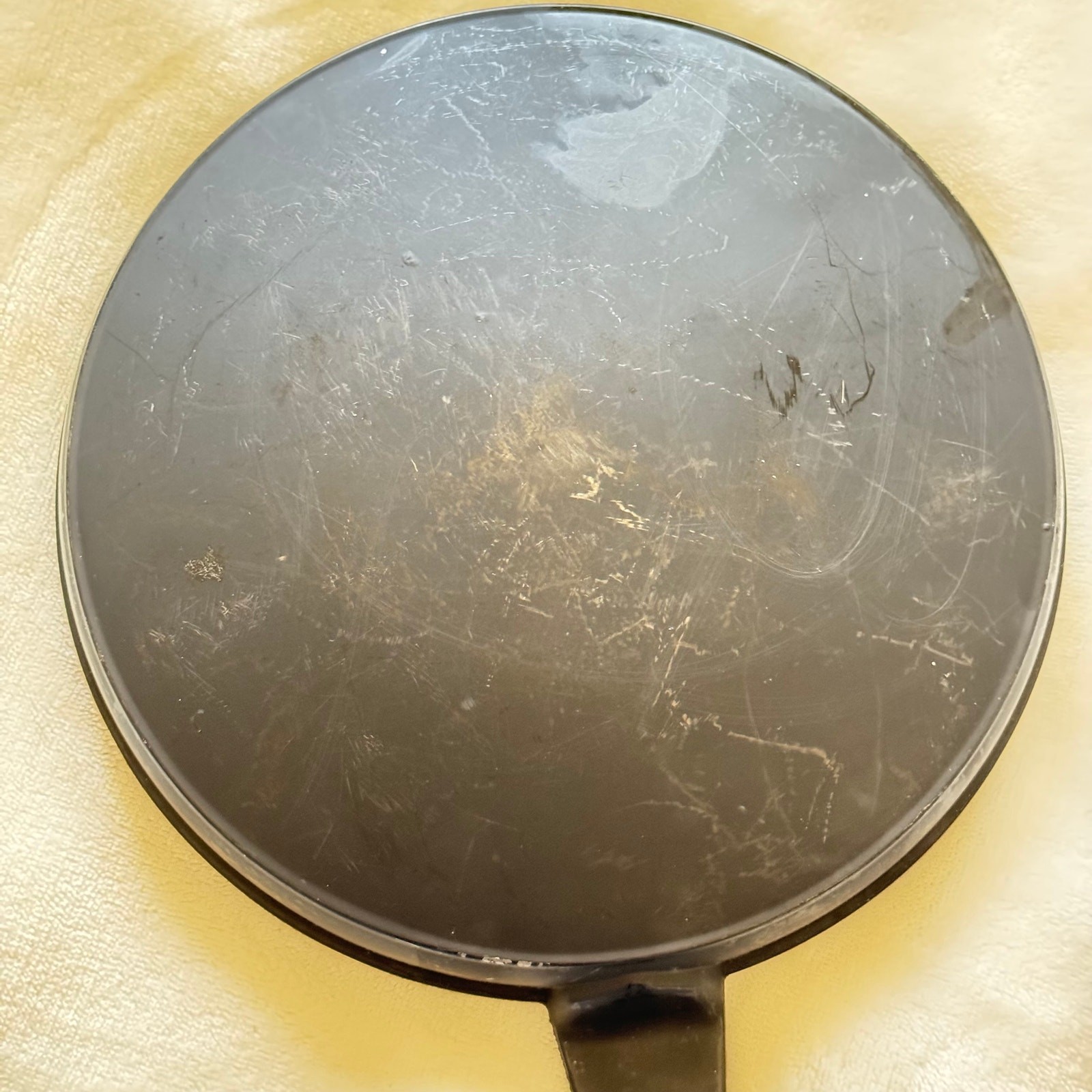 Nordic Ware Crepes N Things Cast Aluminum Pan W/ Dip Pan Crepe Maker Wood Handle