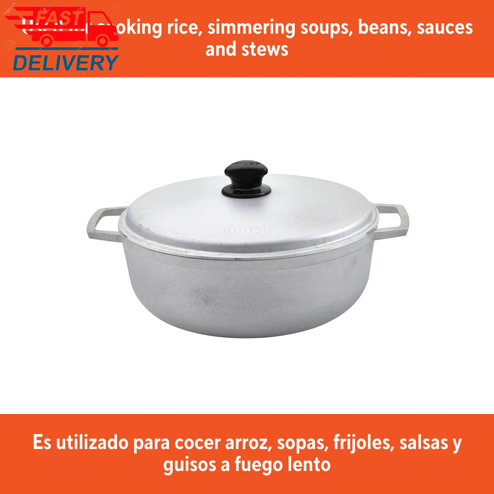 1.5/2.5/5.2Qt Cast Aluminum Caldero 3Pc Set – 18/22/28Cm ✅ 👈