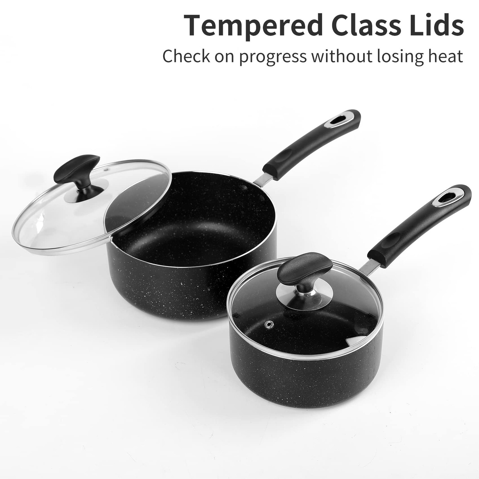 Nonstick Saucepan Set 1.5 Quart And 2.5quartultra Non Stick Sauce Pan Small Pot