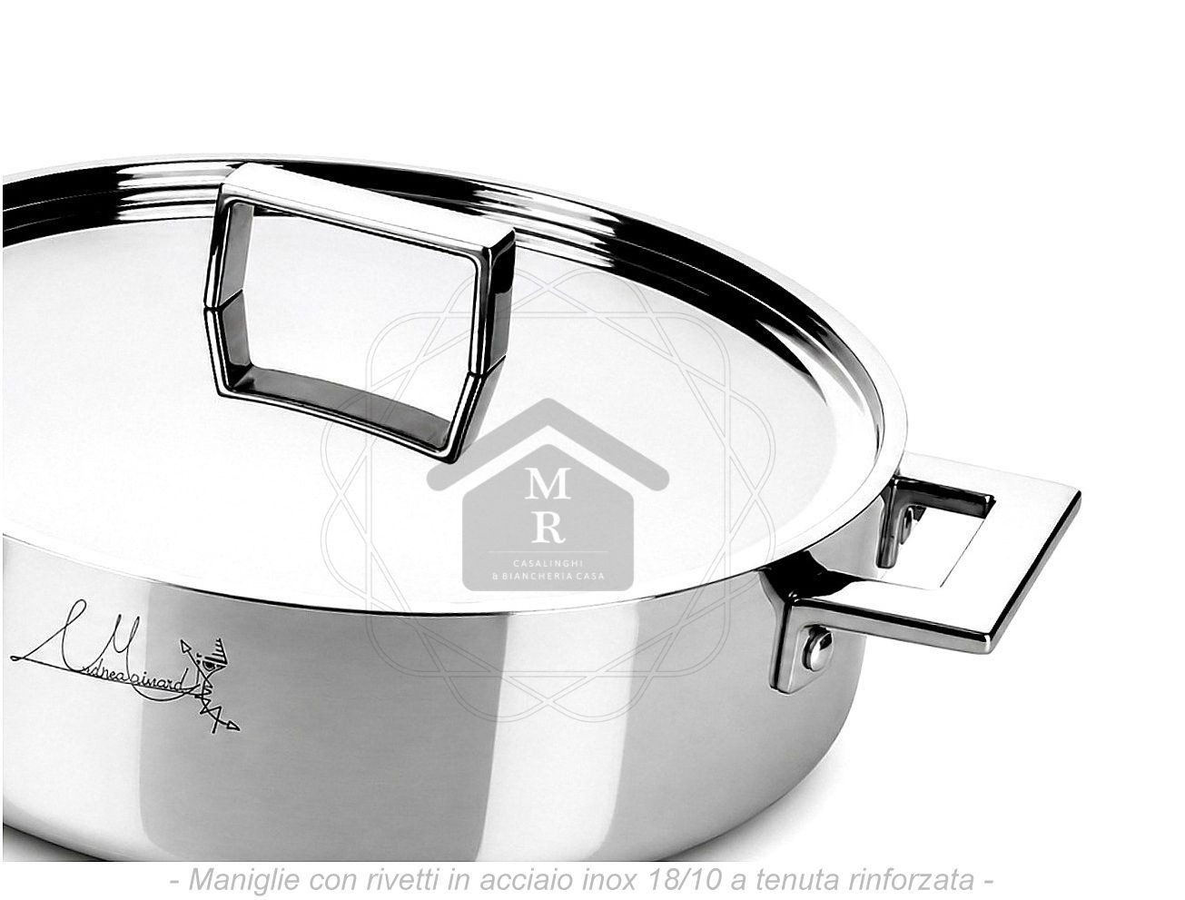 Trimetal Casserole with Lid Active Line Mepra – Suitable for Induction