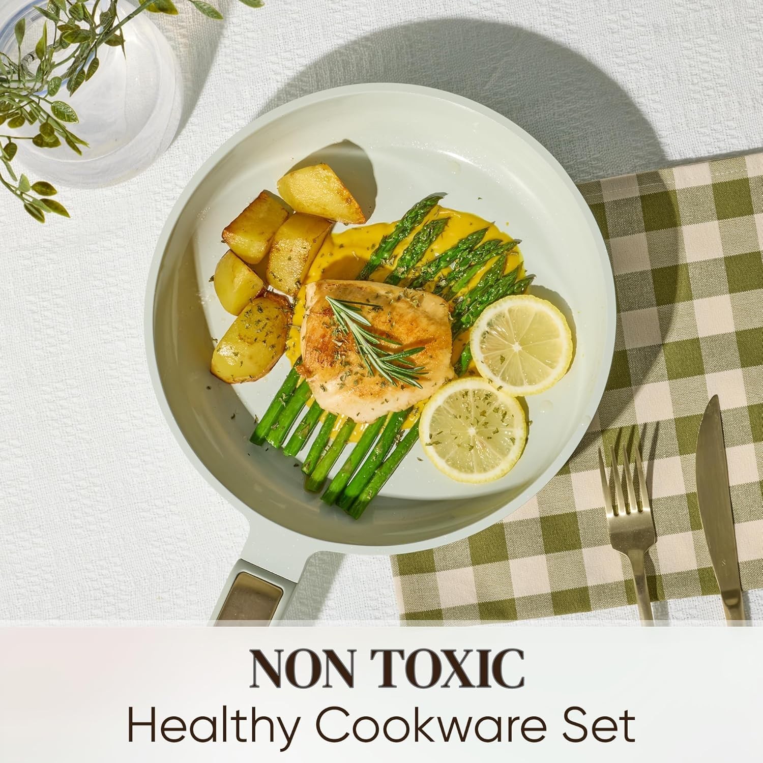 Versatile 14-Piece Non-Toxic Camping Cookware Set – Dishwasher Safe & Stylish
