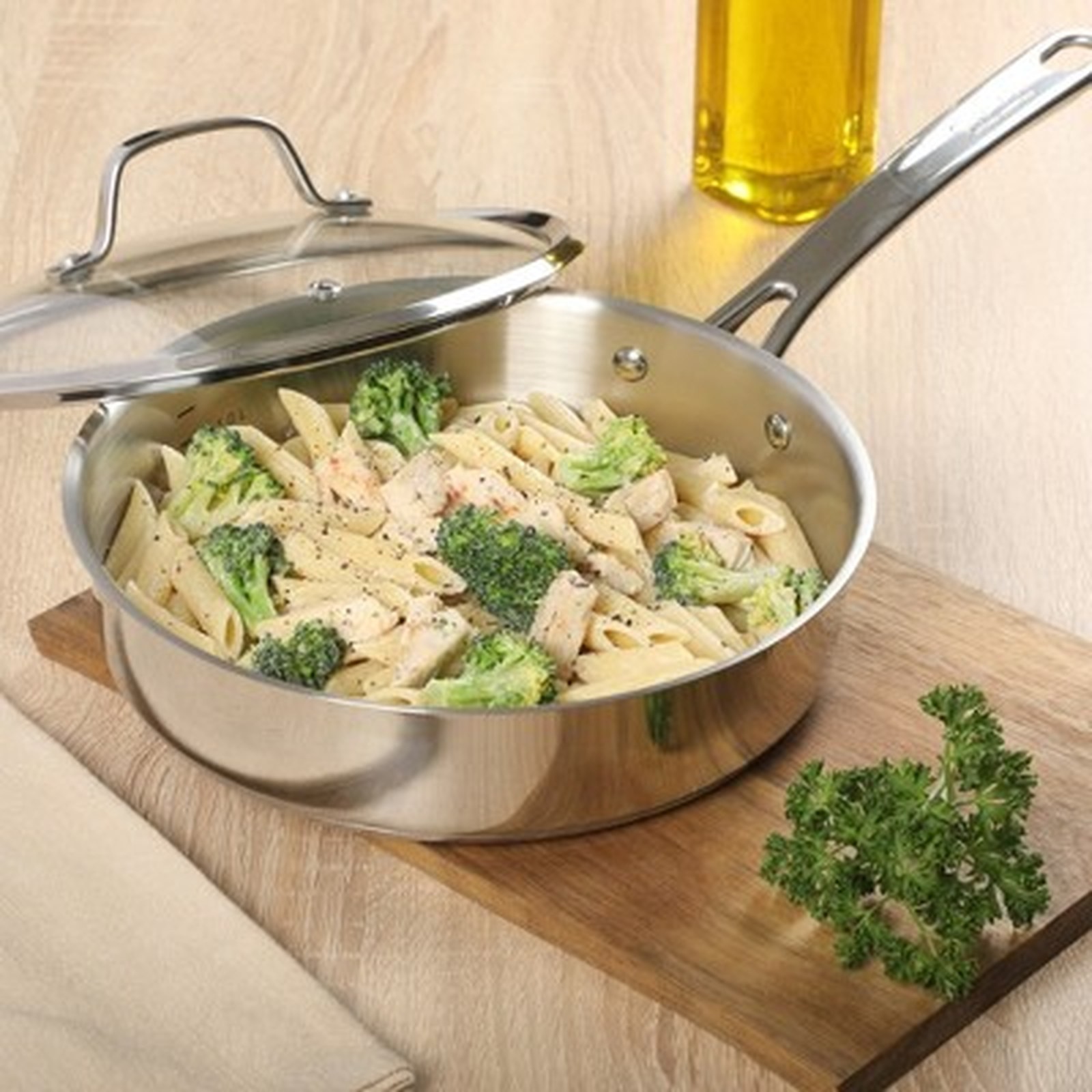 Sur La Table 10 Piece Stainless Steel Pots and Pans Cookware Set