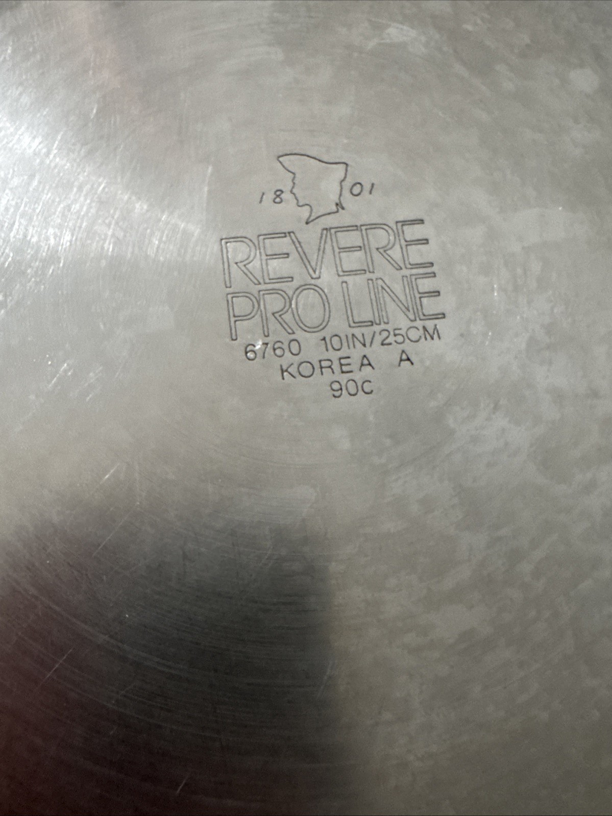Revere Ware Pro Line Stainless Steel 10″ Sauté Frying Pan Skillet 6710