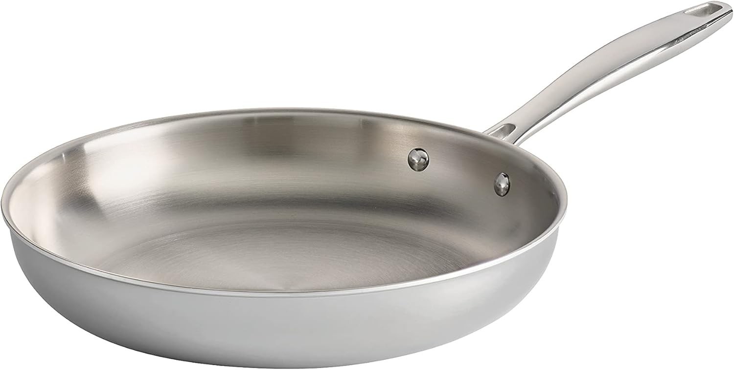 Durable 10-Inch Tri-Ply Fry Pan – Oven Safe & Made in Brazil for Lasting Quality