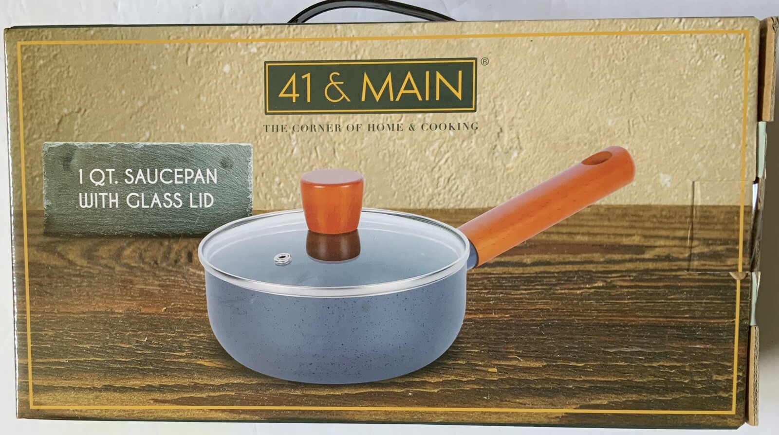 41 & Main 1 QT Saucepan with Glass Lid