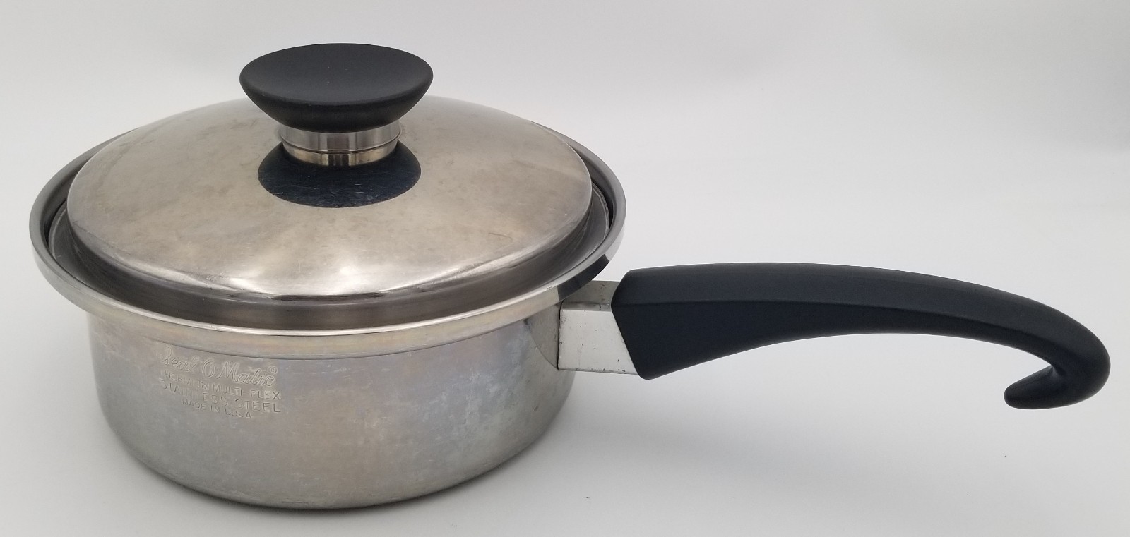 Seal-O-Matic Thermium Multi-Plex Stainless Steel 2 Qt Sauce Pan w Lid Regal Ware