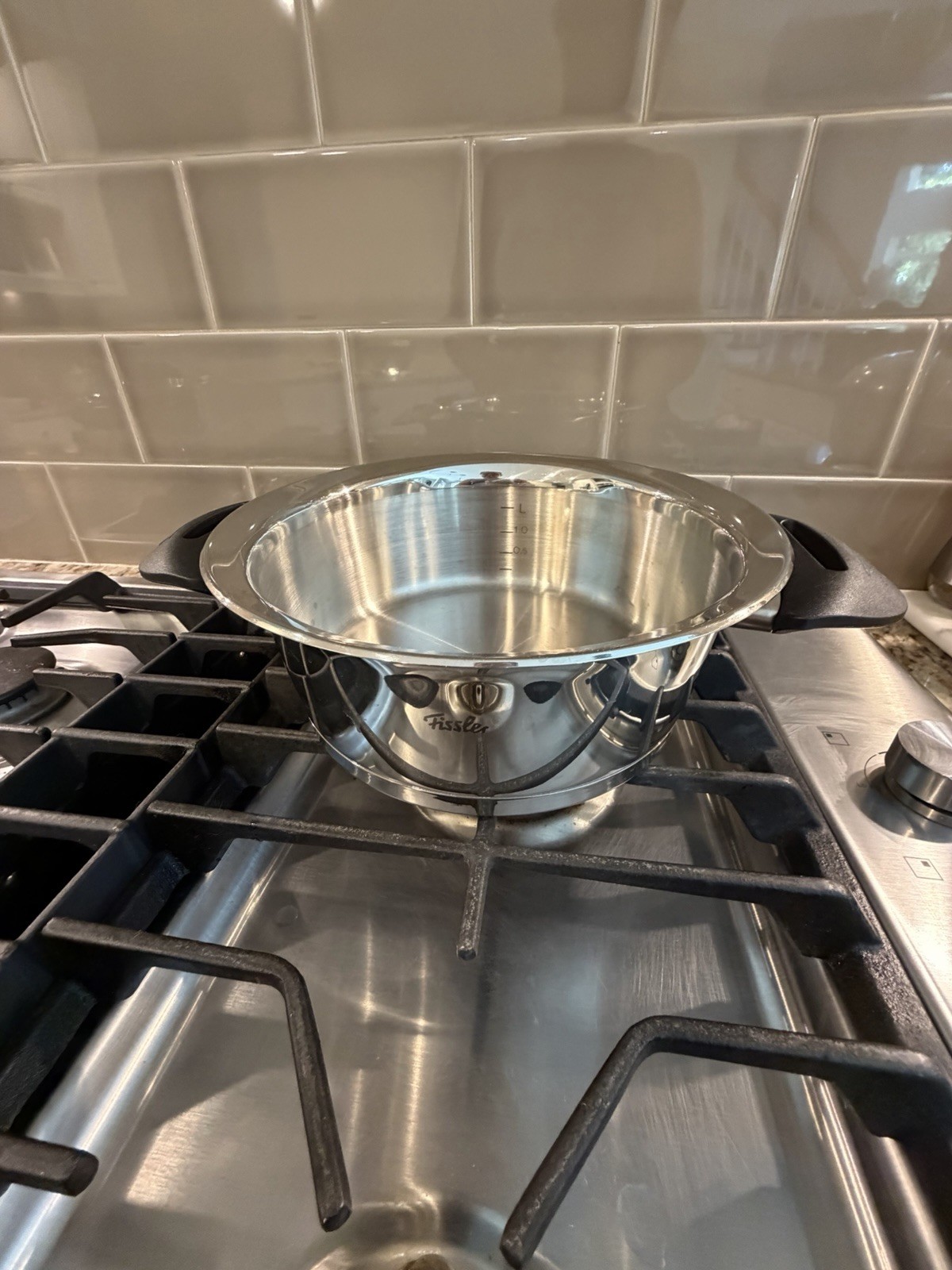 Fissler Intensa Pans Set Of 2 W/Lid SS Made In Germany Rare In USA