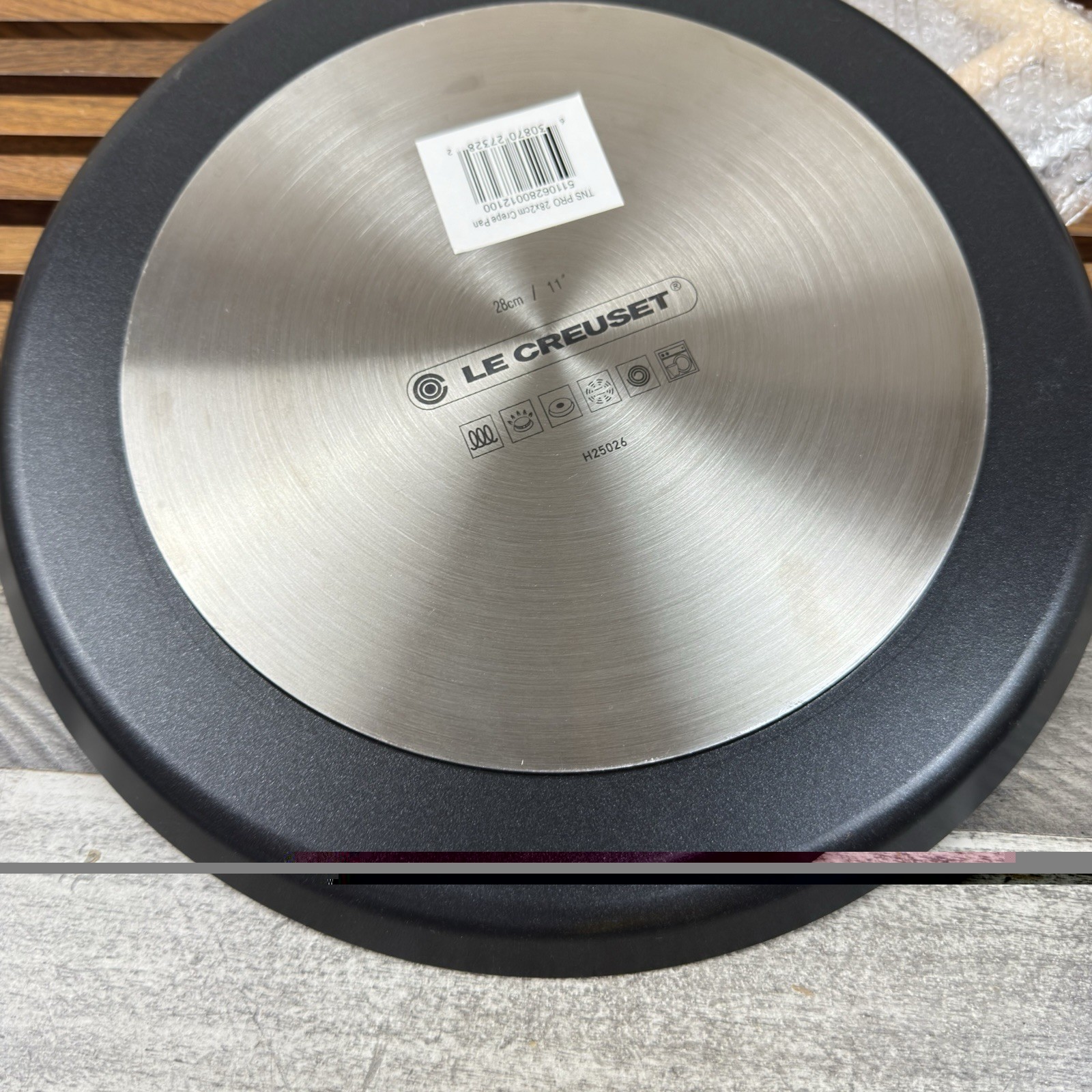 Williams Sonoma Le Creuset Toughened Nonstick PRO Crepe Pan 11” Scuffed Read