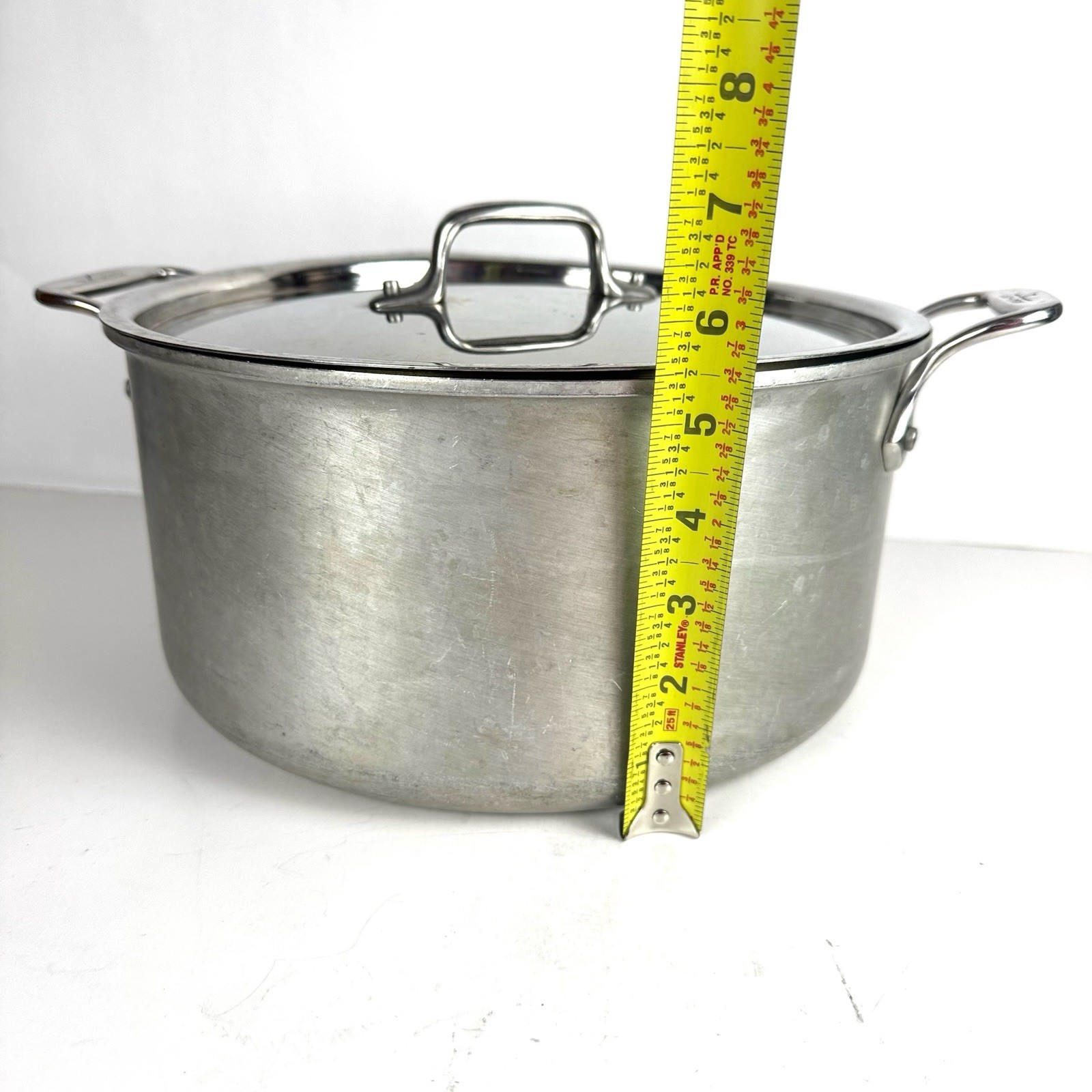 All-Clad Brushed Metal Master Chef MC2 8-qt Stock Pot with Lid