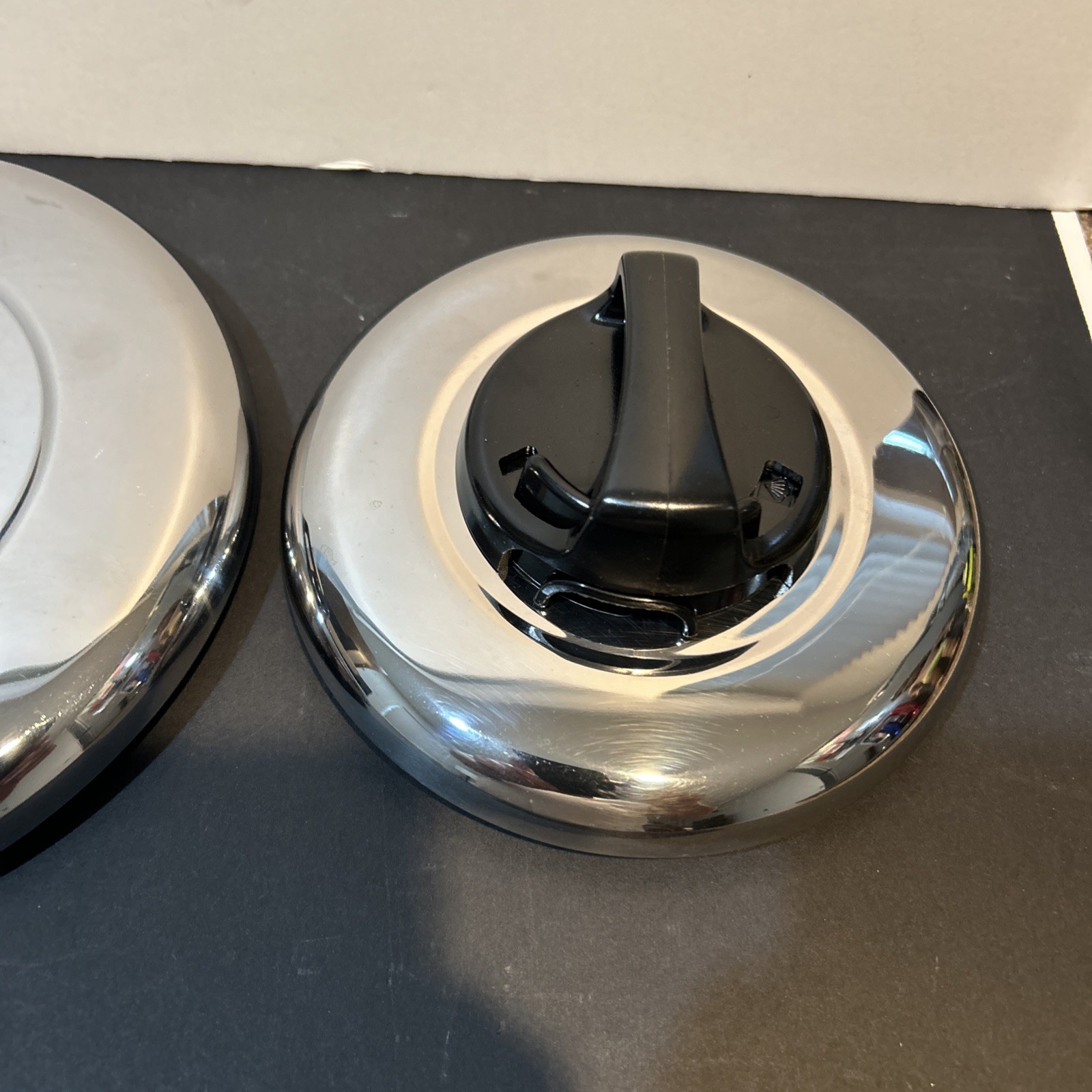 Slide Vent Stock Pot / Pan Replacement Lids 9 3/8”, 6 7/8” And 5 3/8”