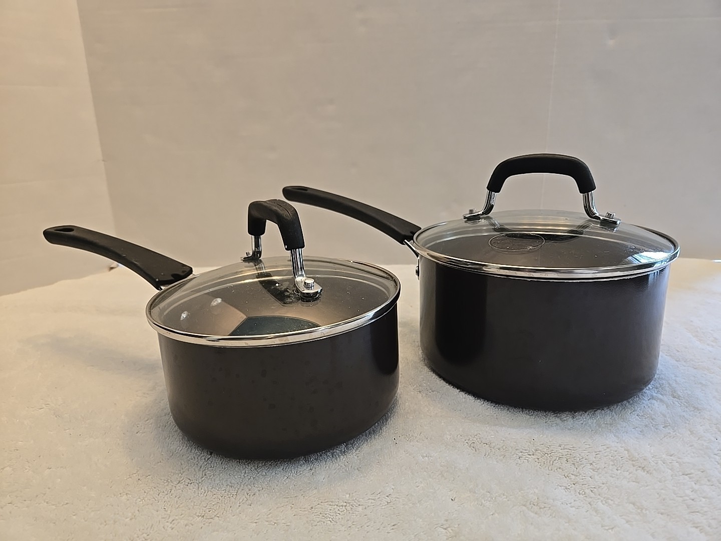 Tramontina, 4 Pc Nonstick 2.5 Quart Pot W/lid And 1.5 Quart W/lid Set | (Brown)