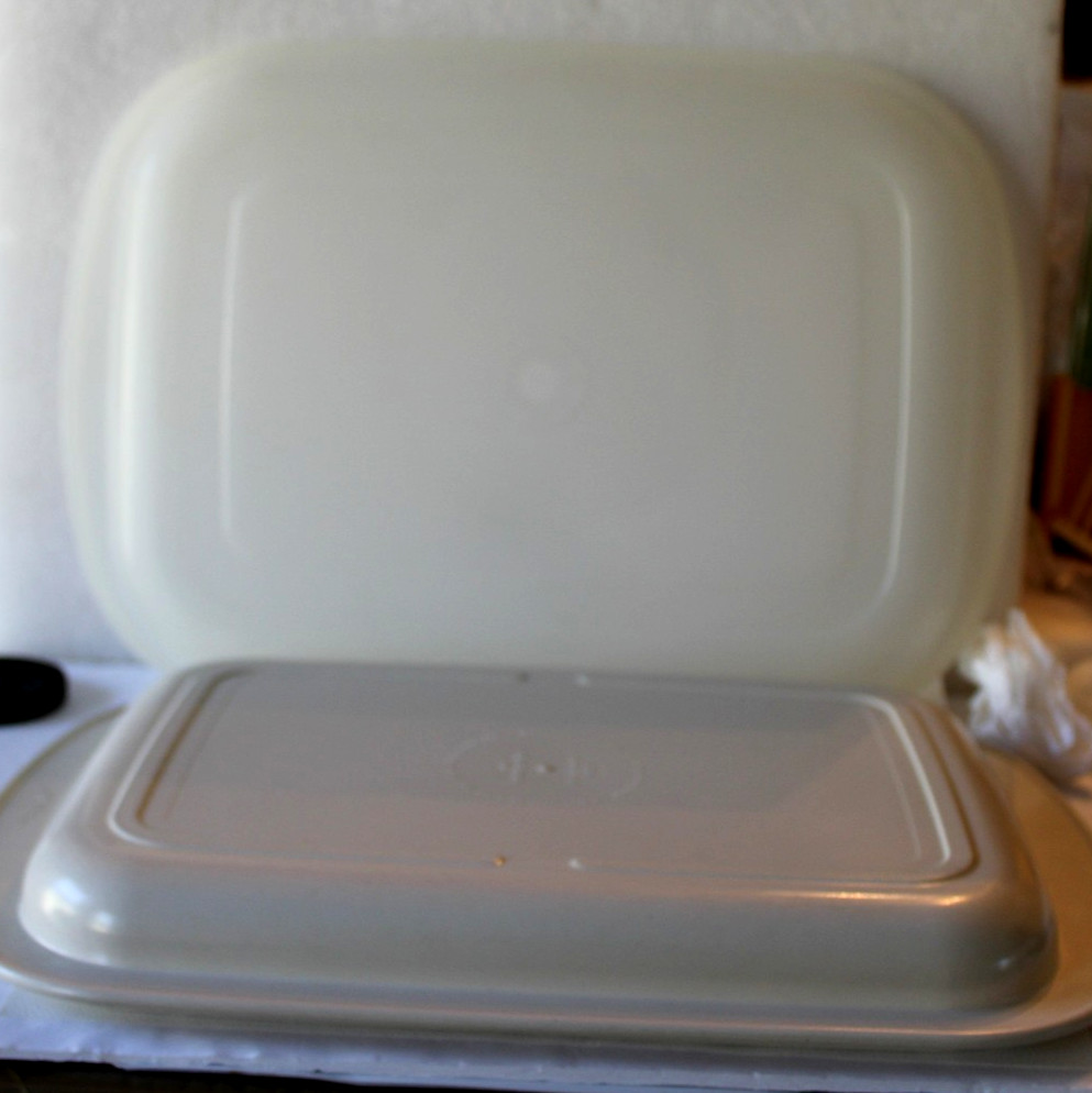 Vtg Tupperware Ultra 21 Casserole Dish 1742 Lid 1744, 1768-3 Lid 1769, 1741-4