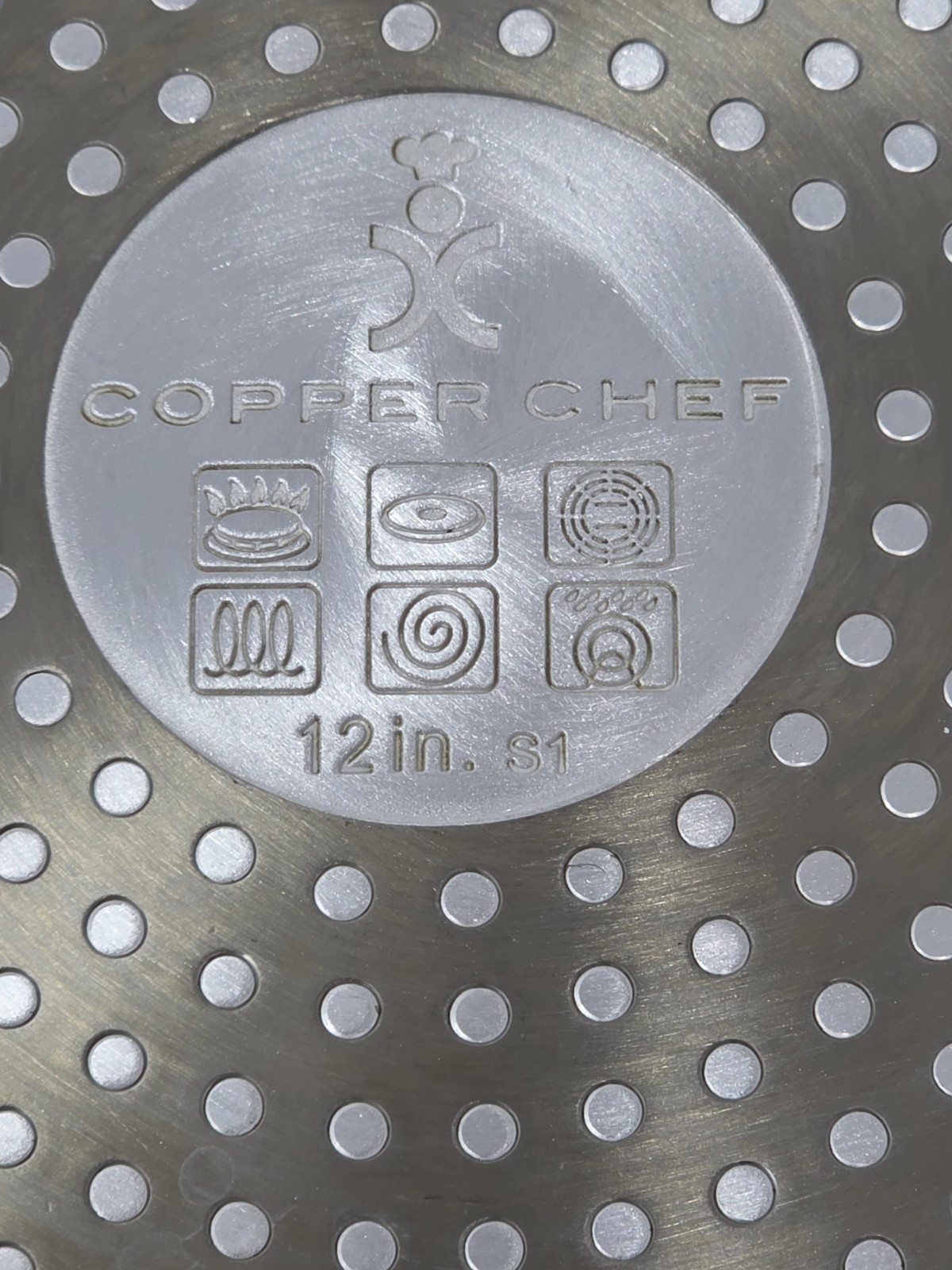 New Copper Chef 12″ Square Deep Fry Pan Skillet w/ Glass Lid Rack Recipe Book