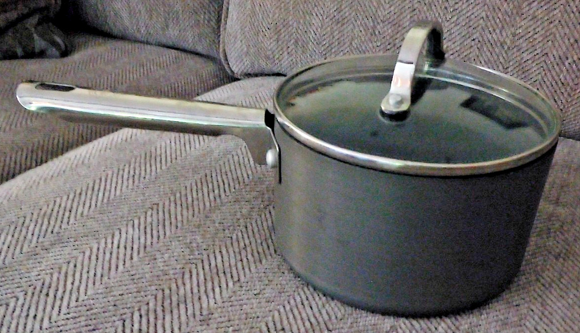 ANOLON Meyer Professional 2 QT/ 1.9L Hard Anodized Nonstick Gray Pot Lid Vintage