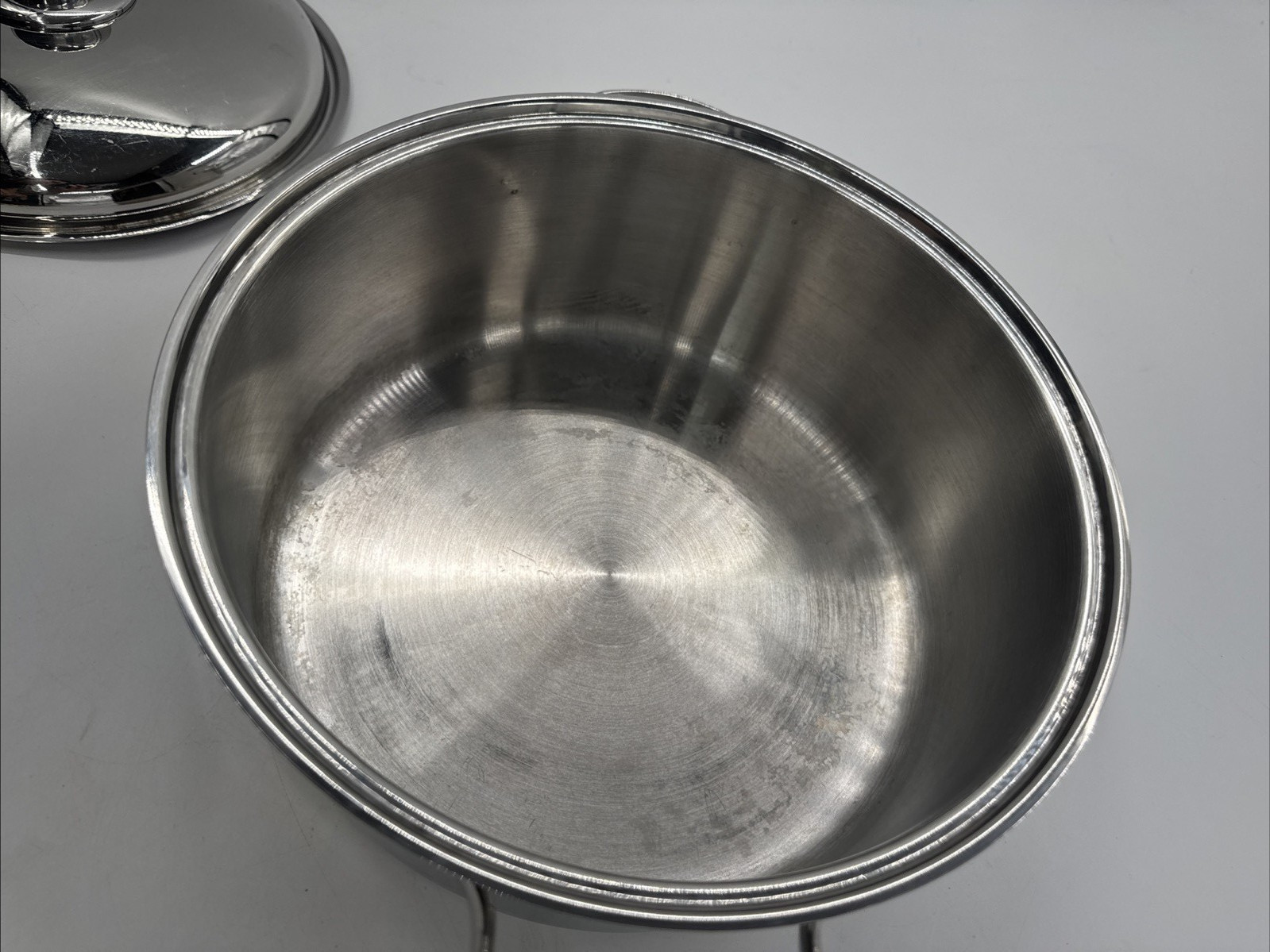Magma Stock Pot with Lid Double Handle Magnetic Induction 18/10 Stainless Steel