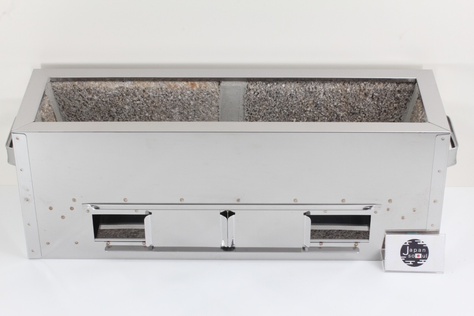 TERUHIME TK-414 Stainless Charcoal Grill Barbecue Hibachi Konro 45 x 14cm