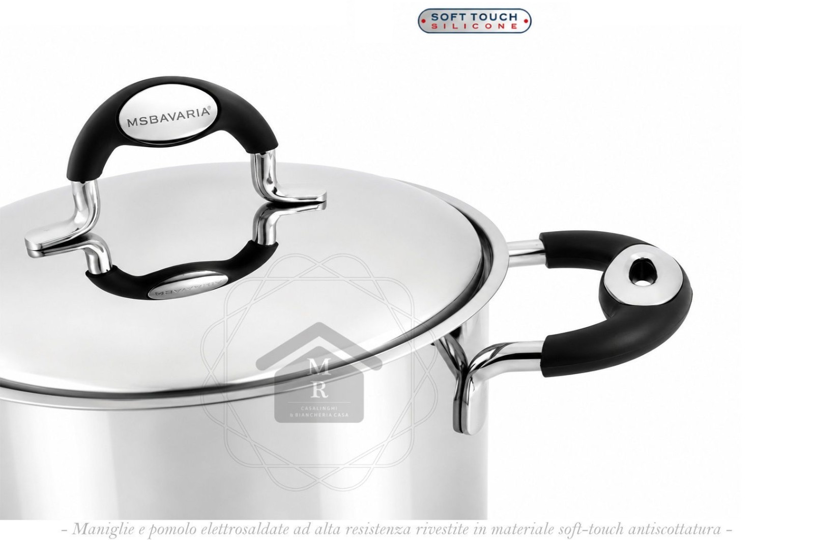 19 Piece 18/10 Stainless Steel Bio Line Induction Bottom MSBavaria Cookware Battery