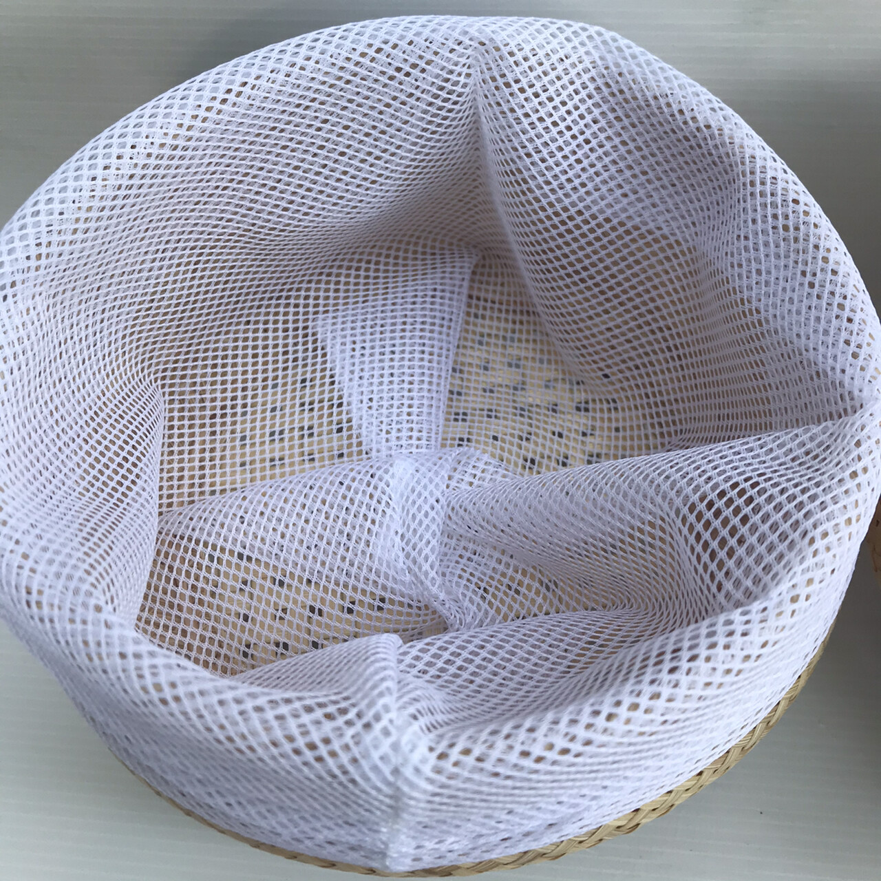 Vintage Thai Handicraft Cooker Bamboo Basket&Lid Steamer Sticky Rice Dim Sum X 2