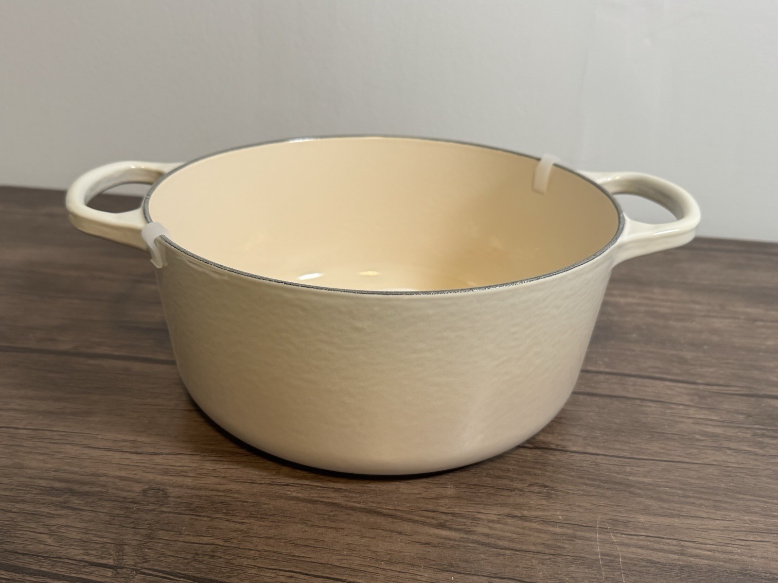 Le Creuset Signature Round 4.5 Qt 4.2 L White Enameled Cast Iron Dutch Oven New