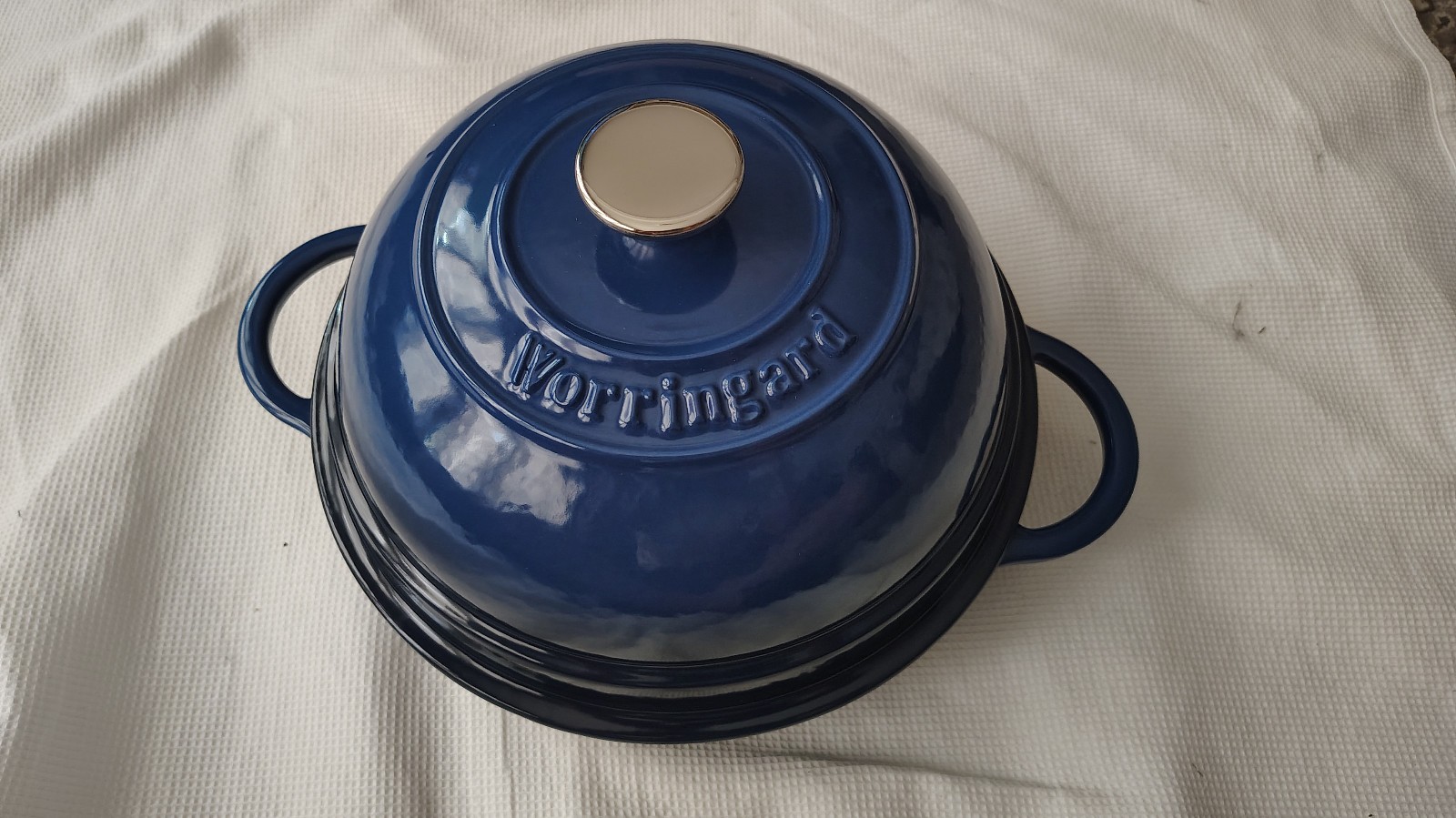 Vorringard Enameled Cast Iron Dutch Oven for Bread Baking – Blue – 6 Qt